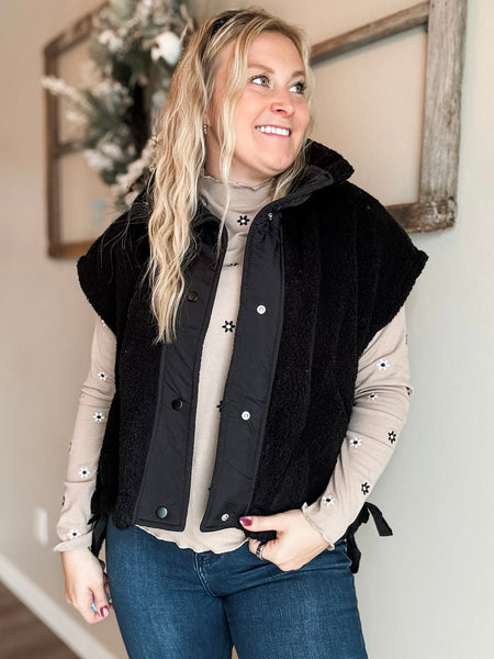 Annelise Sherpa Vest - 2 Color Options