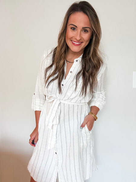 Drue Gauze Shirt Dress