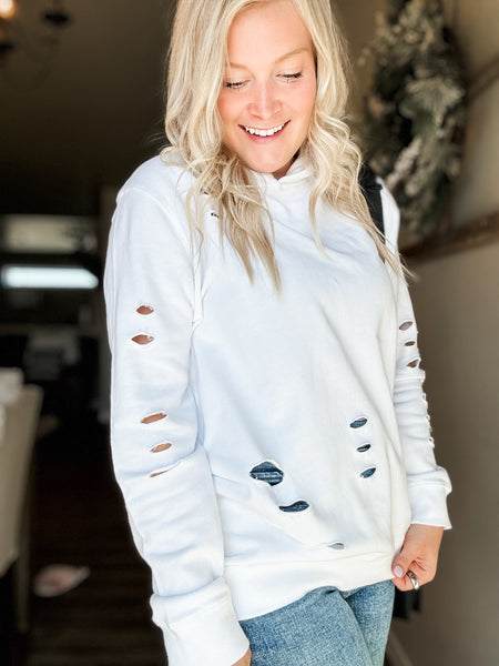 Slater Distressed Hoodie