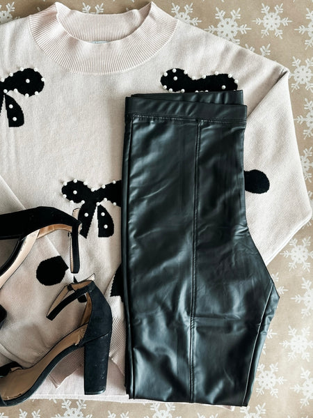 Xeni Faux Leather Leggings