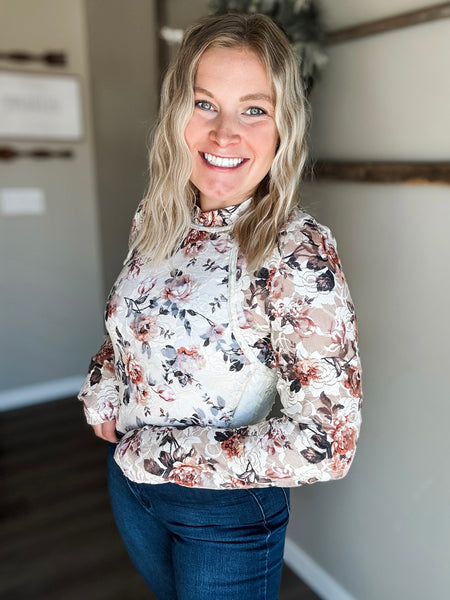 Rue Floral Lace Top