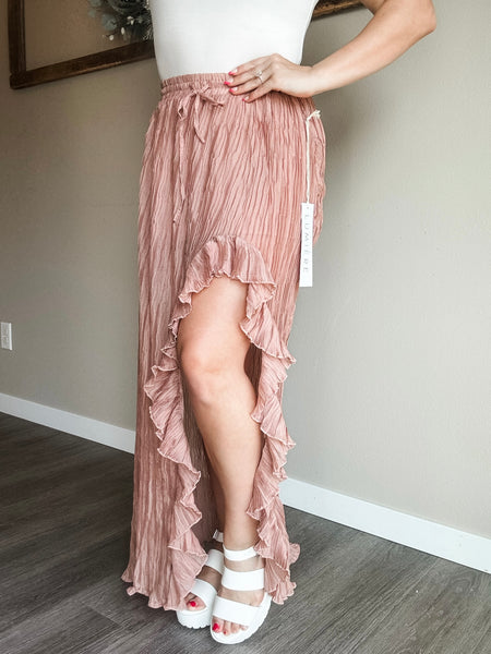 Sonora Pleated Ruffle Skirt