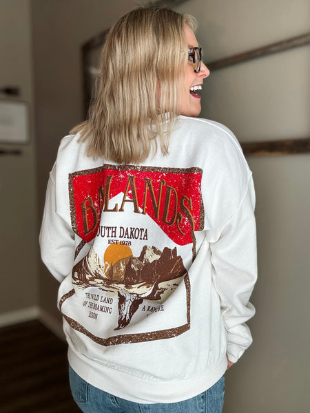 Badlands South Dakota Sweatshirt - SIZE S/M