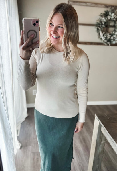 Bellarose Ribbed Knit Top