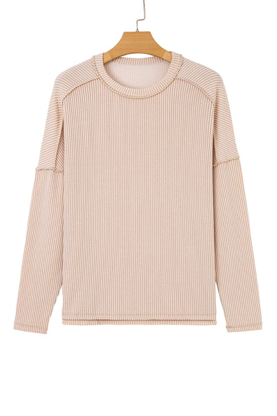 PREORDER Nori Ribbed Long Sleeve Top