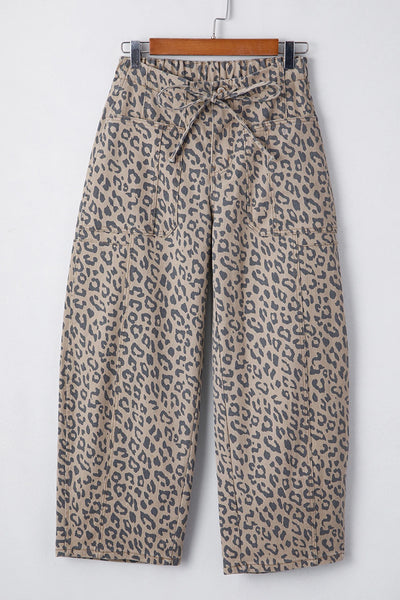 PREORDER Roam Free Leopard Barrel Pant