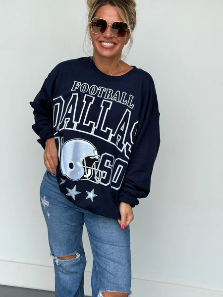 PREORDER Stadium Season Graphic Sweatshirt - Dallas Cowboys