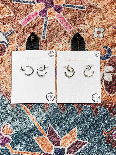 Genevieve Hoop Earrings - Gold