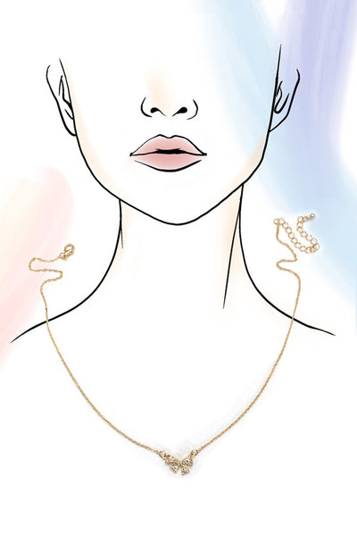 Amelie Bow Necklace