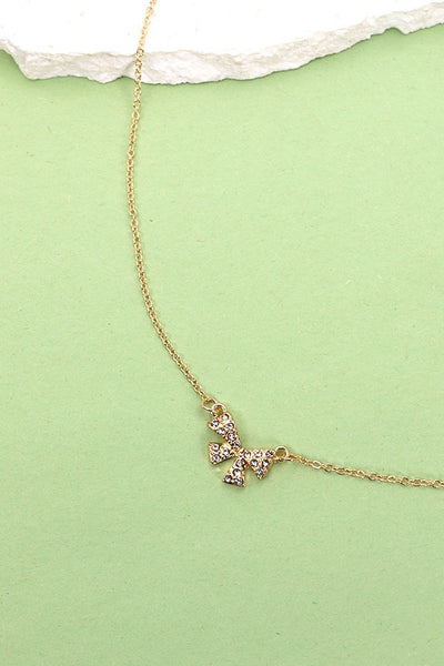 Amelie Bow Necklace