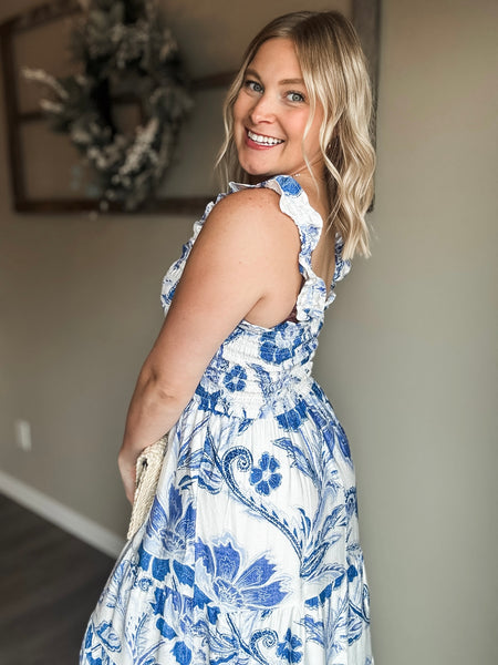Julietta Floral Midi Dress