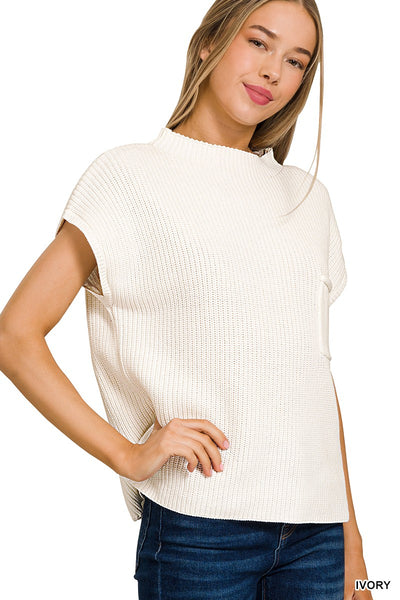 Sloane Sleeveless Knit Top - Ivory