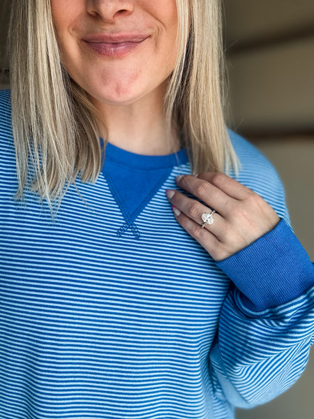 PREORDER Dellie Stripe Pullover