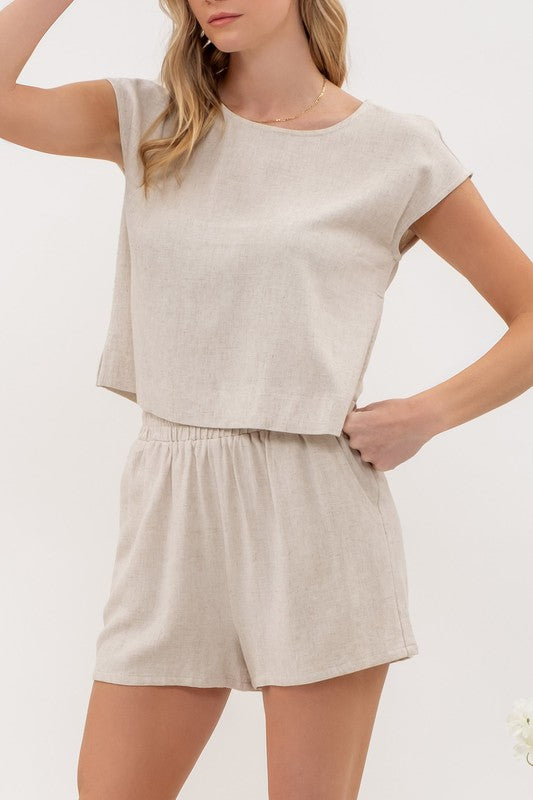 Evlan Linen Set - SIZE SMALL