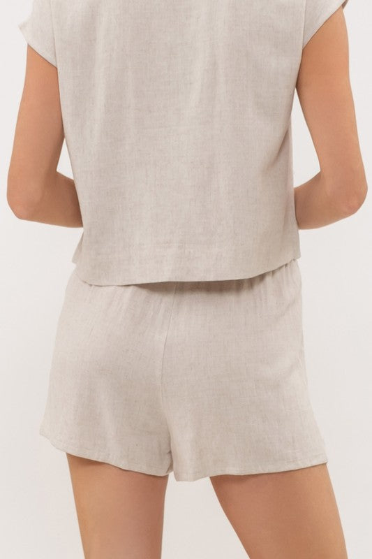 Evlan Linen Set - SIZE SMALL