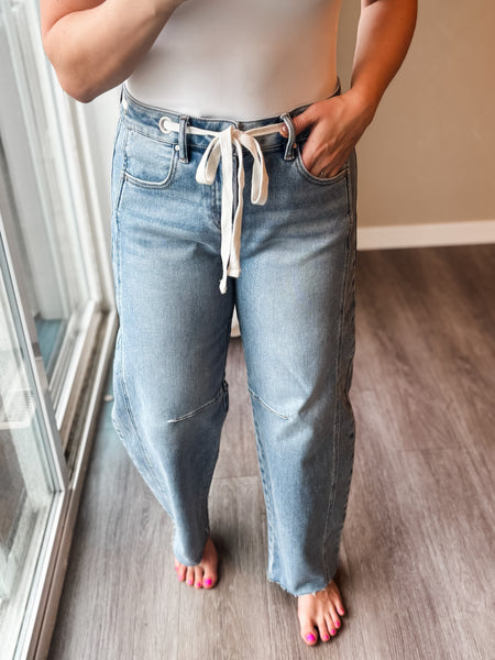 Olson Barrel Drawstring Denim