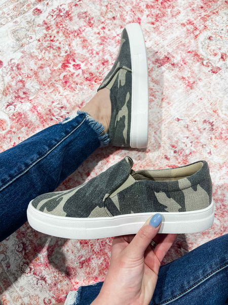 Cruz Camo Slip On Sneakers