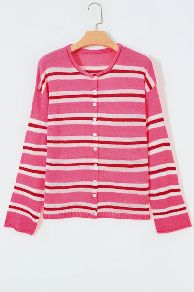 PREORDER Korie Stripe Knit Cardigan