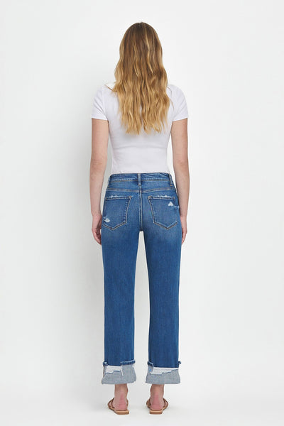 Andie High Rise Cuffed Jeans