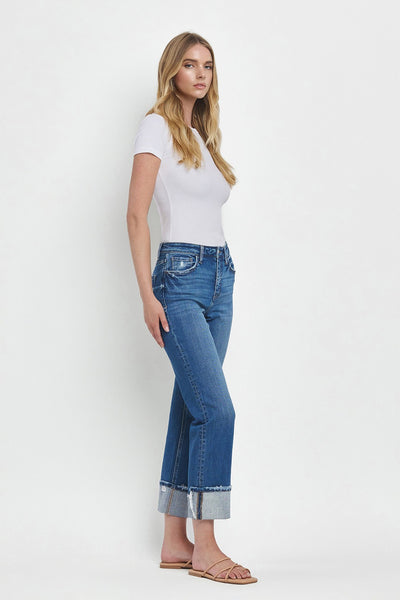 Andie High Rise Cuffed Jeans