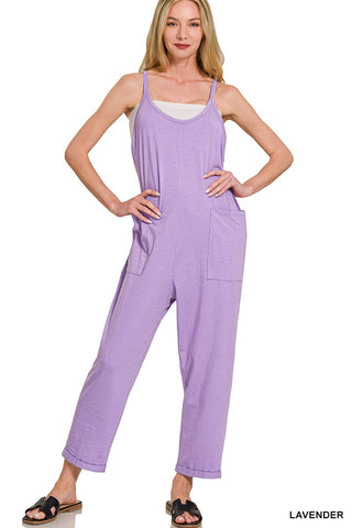 Totally Me Spaghetti Strap Jumpsuit RL - Lavender