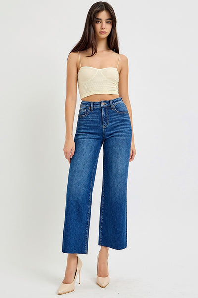 PREORDER Harlow Wide Leg Crop Jeans