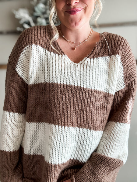 Harlo Two Tone Sweater