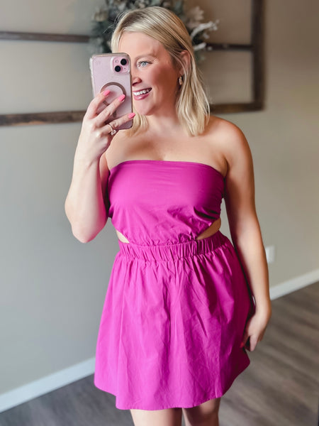 Marion Magenta Stunner Dress