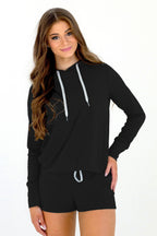 Verity Yoga Hoodie - Black
