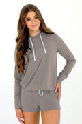 Verity Yoga Hoodie - Mocha