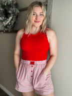 Winnie Boxer Shorts - Red