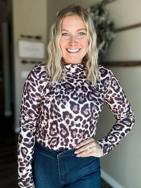 PREORDER Bandera Leopard Mesh Top