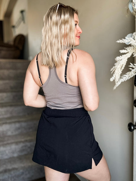 Hustle Active Skort - Black