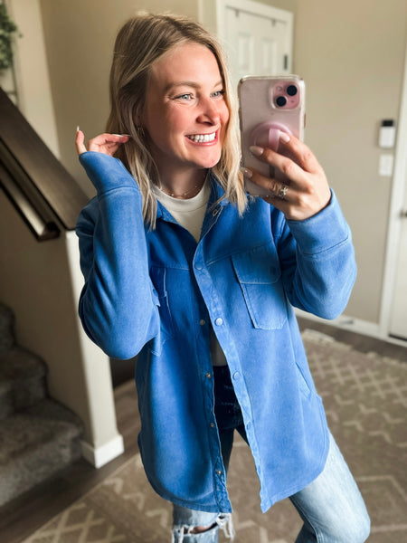 Briony Snap Button Shacket