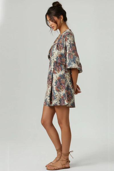 Arlette Vintage Floral Dress