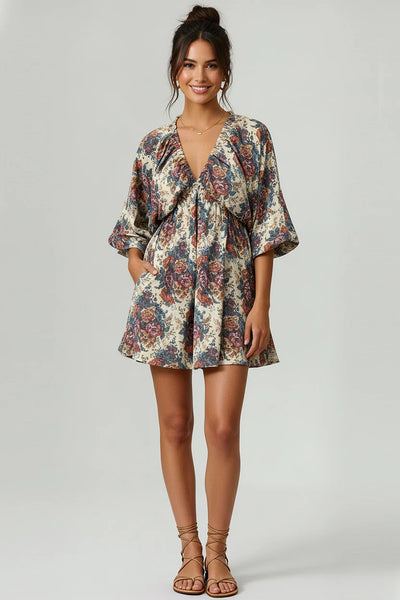 Arlette Vintage Floral Dress