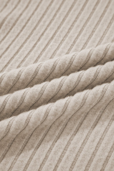 PREORDER Kate Ribbed Round Neck Top