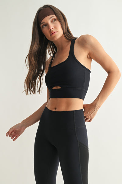 Apex Mesh Racerback Sports Bra