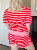 Palm Springs Stripe Lounge Set - SIZE MEDIUM