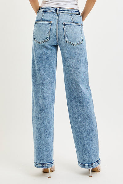 Frankie Slouchy Patch Pocket Jeans