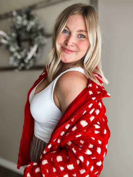 Avie V Neck Shirred Top - White