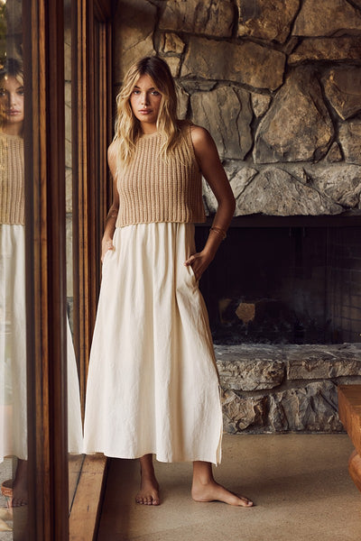 Myra Knit Top Layered Dress