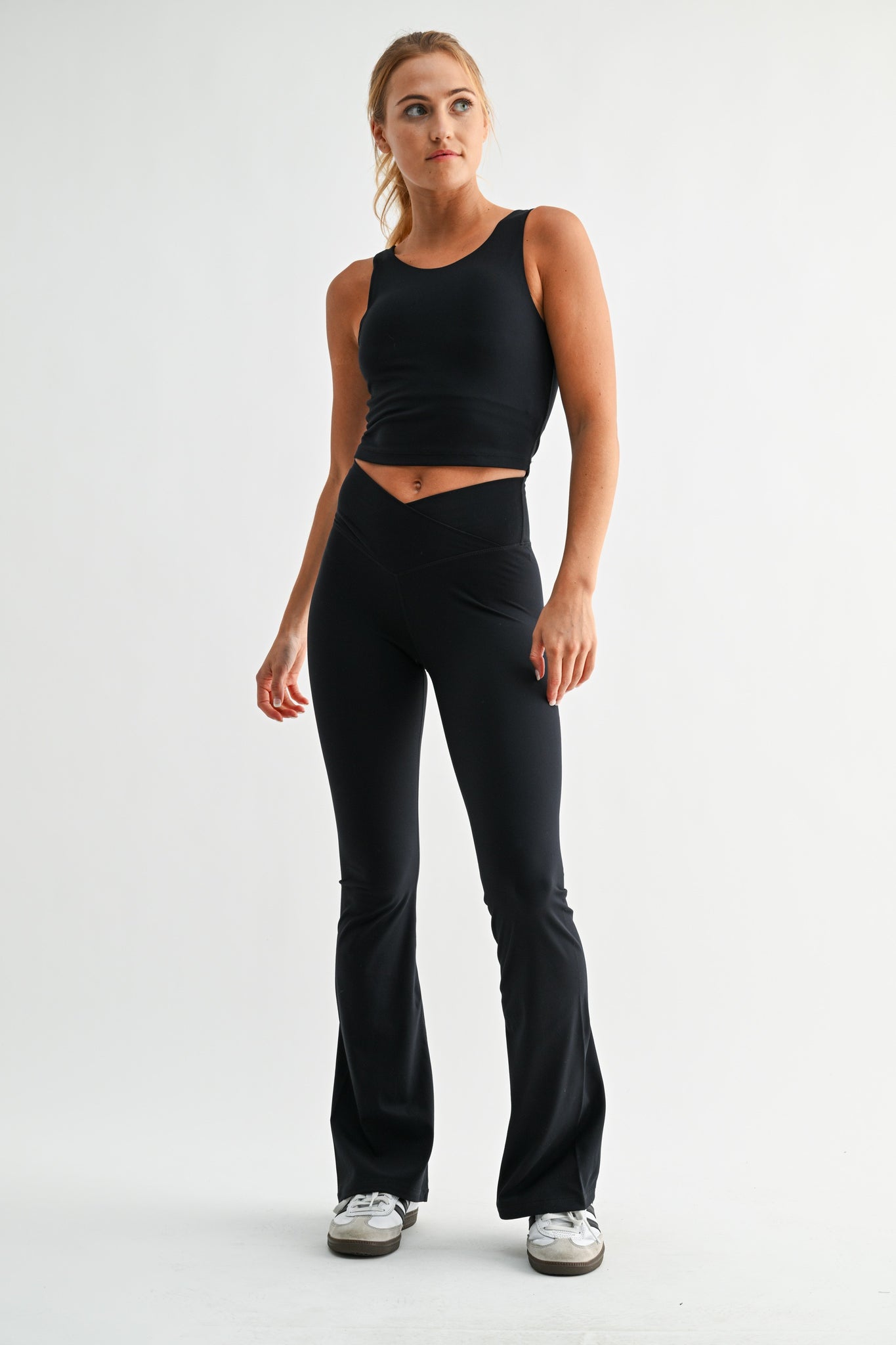 Zani Crossover Waist Yoga Pants