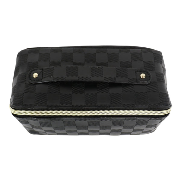 Signature Check Makeup Bag