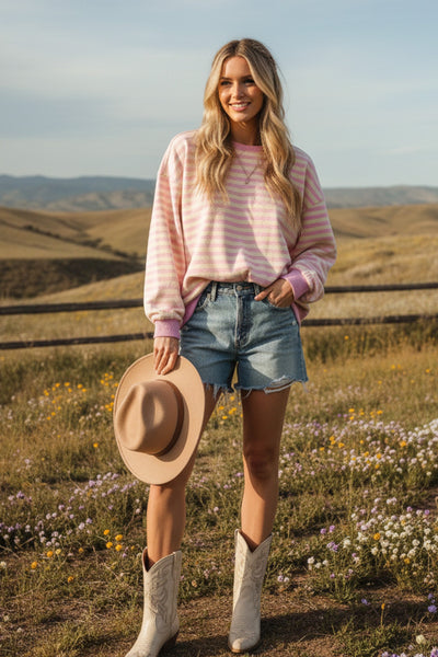 Lillia Striped Sweatshirt