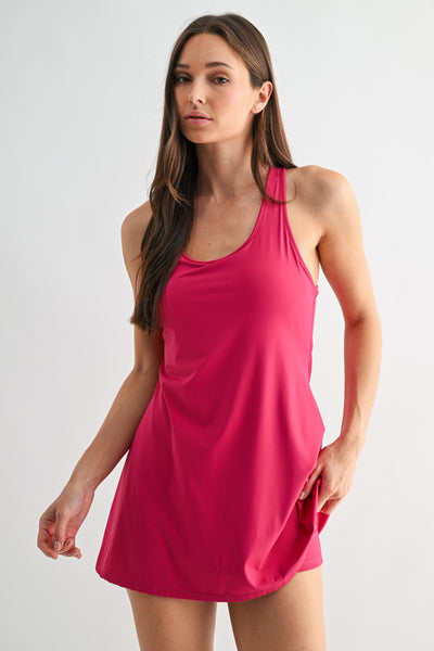 Beni Twist Active Dress - Pink