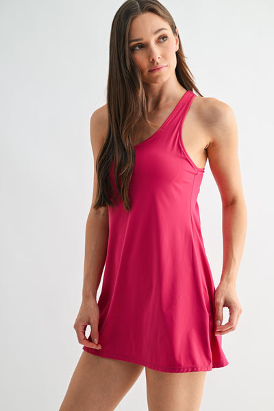 Beni Twist Active Dress - Pink