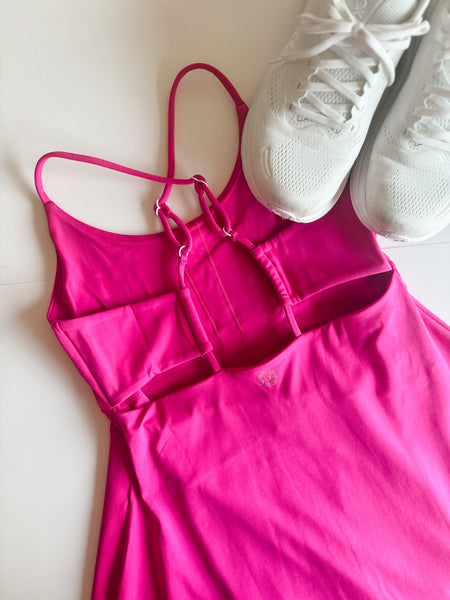 Crosscourt Activewear Dress - Pink