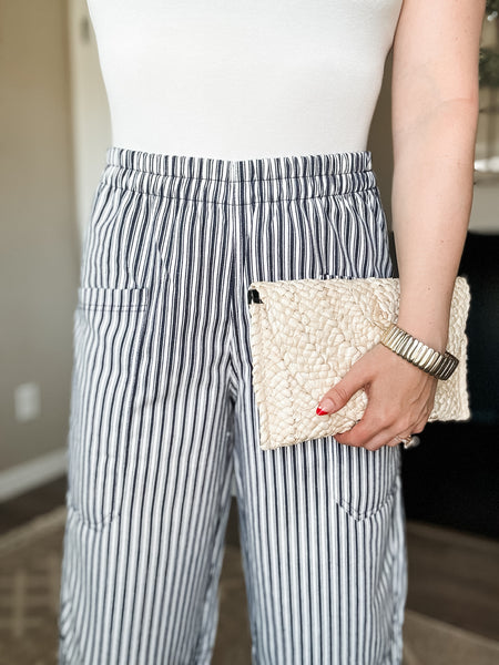 Tully Stripe Wide Leg Pants
