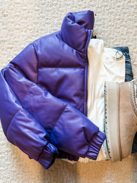 Violetta Puffer Bomber Jacket